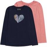 Blue Seven Majica modra / mešane barve / roza | Shoptok.si
