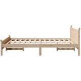 vidaXL Okvir kreveta bez madraca 120 x 200 cm od masivne borovine | shoptok.hr