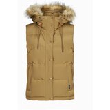 Superdry VINTAGE EVEREST FAUX FUR GILET Bež Cijene