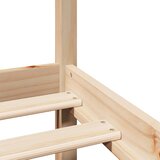 vidaXL Posteljni okvir z vzglavjem 200x200 cm trdna borovina, (21311334) | Shoptok.si