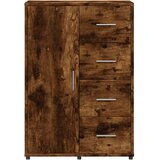 Komoda boja dimljenog hrasta 60x31x84 cm konstruirano drvo Smeđa | shoptok.hr