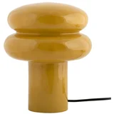 Oker žuta staklena stolna lampa (visina 24 cm) Incesante –