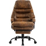MID.YOU PISARNIŠKI STOL kovina, umetna masa, tekstil rjava, črna | Shoptok.si