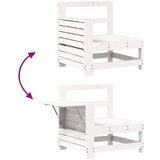  8-dijelni set vrtnih sofa bijeli od masivne borovine | shoptok.hr