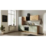 Flex-Well Kuhinjski Blok Z Aparati Cara, Zelena, Barva Hrasta | Shoptok.si