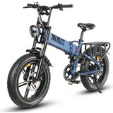 Samebike RS-A02 zložljivo terensko e-kolo, 48V 17Ah, polno vzmeteno, modro, (21960343) | Shoptok.si