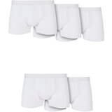 UC Men Solid Organic Cotton Boxer Shorts 5-Pack white+white+white+white+white Cene