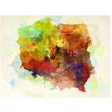  Tapeta - Map (Poland) 250x193 | shoptok.hr