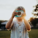 KIDYWOLF vodootporna kamera, tirkizna | Shoptok.si