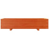  Vrtna sadilica voštano smeđa 110x40x26,5 cm masivna borovina | Eponuda.com