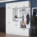 Woody Fashion EA104 - 2569 white hall stand Cene
