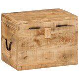  Kutija za pohranu 39 x 28 x 31 cm od masivnog drva manga | Eponuda.com