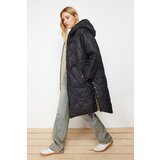 Trendyol Black-Stone Oversize Hooded Coat | ePonuda.com