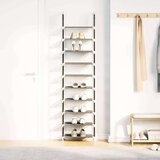 vidaXL Stalak za cipele 10 razina crni 44x28x180 cm netkana tkanina | shoptok.hr