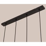  Visilica na sajli GAMBIT 4xGU10/10W/230V crne boje | Eponuda.com
