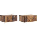  Stenski nočni omarici 2 pcs Star les 49 x 34,5 x 20 cm, (5000209954) | Shoptok.si