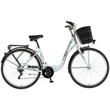 Venssini bicikl fashion grace 28" alu 17" v-brake 6 brzina 155-178cm (s/m) tirkiz 1282112 | Eponuda.com