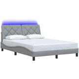 Okvir kreveta s LED-om bez madraca 140x200 cm od tkanine | Eponuda.com