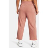 Under Armour Sweatpants UA Rival Terry Crop Wide Leg-PNK - Women Cijene