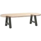  Noge za klubsko mizico v obliki črke A, 2 kosa, antracitne, 40 x (30-31) cm, jeklo, (22123709) | Shoptok.si