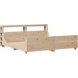 vidaXL Okvir kreveta bez madraca 200 x 200 cm od masivne borovine | shoptok.hr