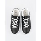 Shelvt Women's black sneakers with white inserts | shoptok.hr