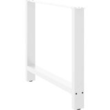  Noge stolića za kavu 2 kom bijele 90x(72-73) cm čelik | shoptok.hr