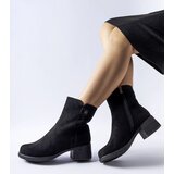 Gemre Black insulated leather ankle boots Faustin | ePonuda.com