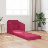  Krevet na razvlačenje Vinska crvena 65 x 80 x 83 cm Baršun | shoptok.hr