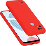 Cadorabo Ohišje, združljiv z Realme v tekoči rdeči barvi - zaščitni pokrov iz fleksibilnega silikona TPU, (20694811) | Shoptok.si