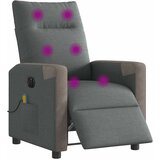 Maison Chic Električni masažni naslanjač - Relax naslanjač temno sivo blago, (22061773) Cene