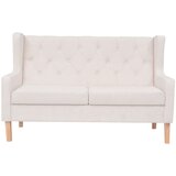  Kavč dvosed blago kremno bele barve, (20698026) | Shoptok.si