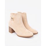 Shelvt Elegant ankle boots in light beige | shoptok.hr