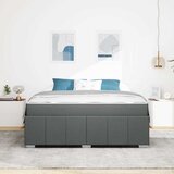  Krevetna konstrukcija Tamno siva 180 x 200 cm tkanina | Eponuda.com