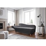 Miuform Siv ležalnik iz rebrastega žameta (levi kot) Chic Charlotte – | Shoptok.si