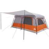  Obiteljski šator s krovom Siva i narančasta 500 x 400 x 230 cm | Eponuda.com