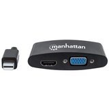 Manhattan Adapter 152709 Mini DisplayPort/M - HDMI/VGA F Crni | ePonuda.com
