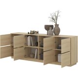 MID.YOU ŠIROKA KOMODA, barve hrasta | Shoptok.si