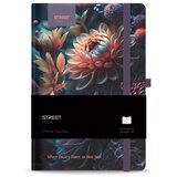 Blok notes z elastiko flowers blossom b5 tp črt 96l PROMOCIJA Cene