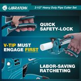 LIBRATON rezalnik PVC cevi 63 mm z rezilom | Shoptok.si