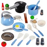  Set kuhinjskog pribora Lonci Tava Kuhalo za vodu Pribor Plavi 32 komada. | shoptok.hr