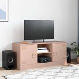 TV ormarić ružičasti 99 x 39 x 44 cm čelični | shoptok.hr