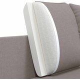 SOFA za dvije osobe Sivosmeđa 188 x 81 x 89 cm Tkanina Slike