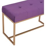  Klupa 80 cm ljubičasta baršunasta | shoptok.hr