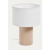Kave Home Bela/bež namizna svetilka s tekstilnim senčilom (višina 29 cm) Bianella – | Shoptok.si