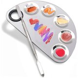 INF Paleta za mešanje ličil Smooth Surfaces iz nerjavečega jekla Udobna za oprijem 6 lukenj, (21534743) | Shoptok.si