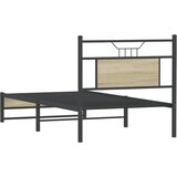  Okvir kreveta bez madraca boja hrasta sonome 80 x 200 cm drveni | shoptok.hr