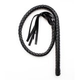 LATETOBED BDSM Line Long Whip 110cm Black Cene