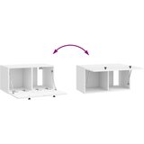 TV ormar za zid 59,5 x 31 x 30 cm Bijela visokog sjaja | Eponuda.ba