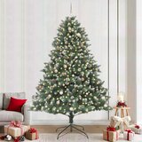 vidaXL Umestno božično drevo med 300 LED Zelena 160 x 160 x 240 cm | Shoptok.si